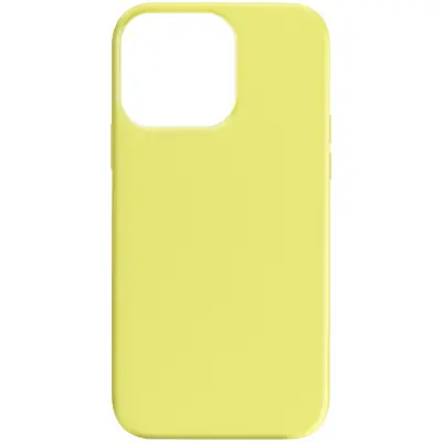 Ovitek Soft Touch za iPhone 15 Pro Max, serija Fast Cover Yellow