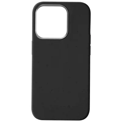 Mehka torbica za iPhone 15 Pro, ki jo je mogoce 100 % reciklirati, serija klasicnih torbic Organic - crna