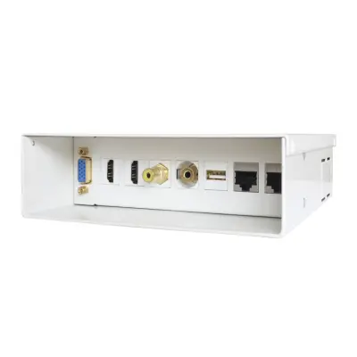 VGA+2XHDMI+Jack3.5+RCA+1XUSB+2xrj45 Cat.6a STP White Stp
