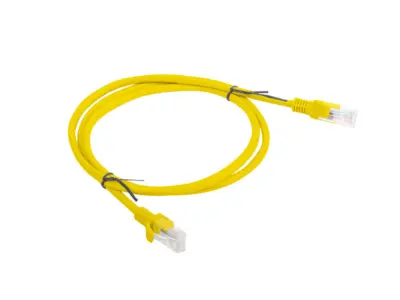 Latiguillo Lanberg Cat.6 UTP 1M FLUDE MASTED AMARILLO