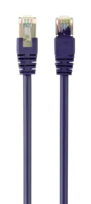 Kabel rdeče S-FTP Gembird Cat 6A LSZH Violeta 1 M