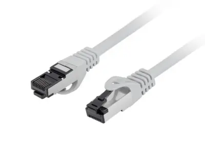 Latiguillo Lanberg Cat.8.1 S/FTP LSZH z 1M GRIS flavto.