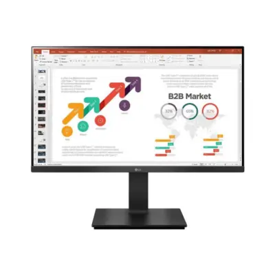 Monitor LG 60,5 cm (23,8") 24BP450S-B 1920x1080 75Hz IPS 5ms VGA HDMI DisplayPort Pivot Zvočniki  NTSC72%