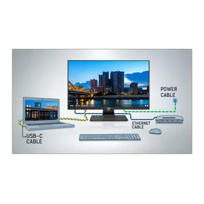 Monitor Iiyama 68,6 cm (27,0'') XUB2792HSN-B5 1920x1080 75Hz IPS 4ms HDMI DisplayPort USB-C 65W 2xUSB3.0 Pivot Zvočniki  sRGB99% RJ45 ProLite