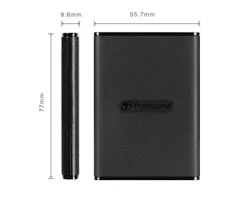 SSD Transcend prenosni 2TB 270C, USB C 3.1, 520/460MB/s