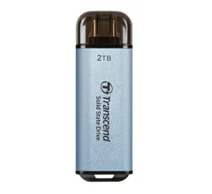 SSD Transcend prenosni 2TB 300C, USB C, 1050/950 MB/s, sinje modra