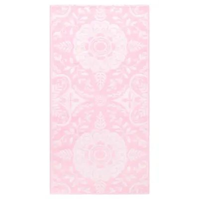 vidaXL Zunanja preproga roza 80x150 cm PP