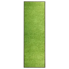 vidaXL Pralni predpražnik zelen 60x180 cm