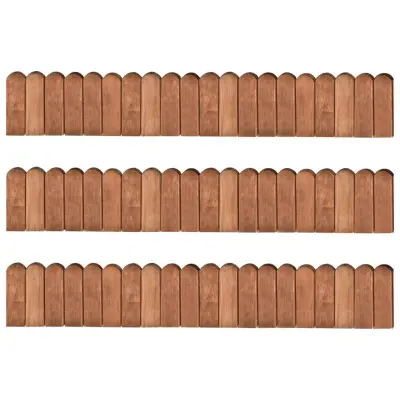 vidaXL Vrtne obrobe 3 kosi 120 cm impregnirana borovina