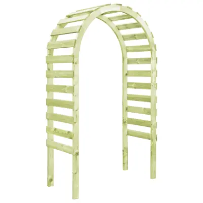 vidaXL Vrtna pergola 130x60x230 cm impregnirana borovina