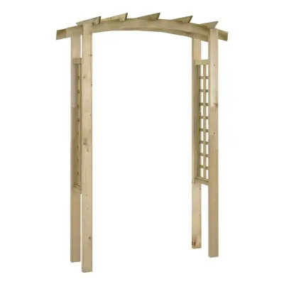 vidaXL Vrtni obok 150x60x210 cm lesen