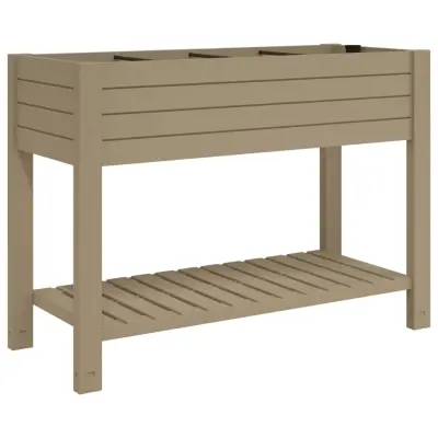 vidaXL Vrtna visoka greda 110x45x79 cm polipropilen