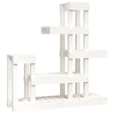 vidaXL Stojalo za rastline 92x25x97 cm trdna borovina