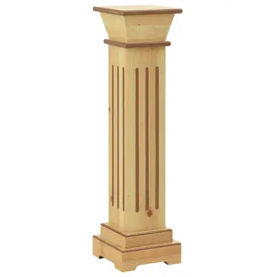 vidaXL Klasično stojalo za rastlino svetli les 17x17x66 cm MDF