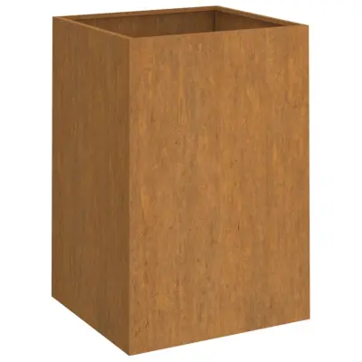 vidaXL Cvetlično korito 42x38x75 cm corten jeklo