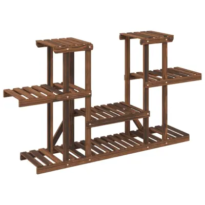 vidaXL Stojalo za rastline 110x25x73 cm trden les jelke
