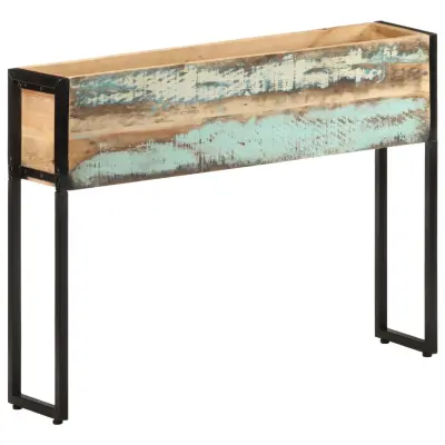 vidaXL Cvetlično korito 90x20x68 cm trden predelan les