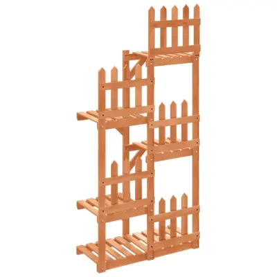 vidaXL Stojalo za rastline 60x25x130 cm trden les jelke