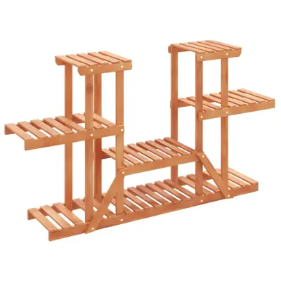vidaXL Stojalo za rastline 110x25x73 cm trden les jelke