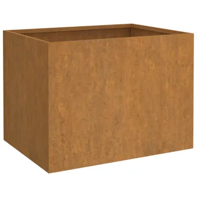 vidaXL Cvetlično korito 62x47x46 cm corten jeklo