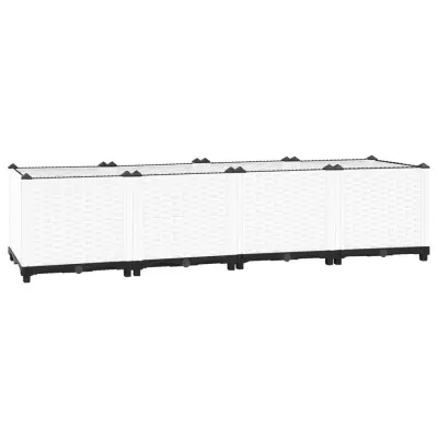 vidaXL Visoka greda 160x40x38 cm polipropilen