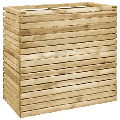 vidaXL Visoka greda 100x50x100 cm impregnirana borovina