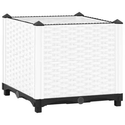 vidaXL Visoka greda 40x40x38 cm polipropilen