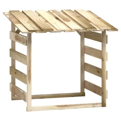 vidaXL Pregola s streho 100x90x100 cm impregnirana borovina