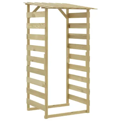 vidaXL Pregola s streho 100x90x200 cm impregnirana borovina