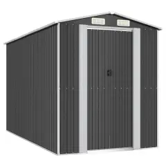 vidaXL Vrtna lopa antracitna 192x357x223 cm pocinkano jeklo
