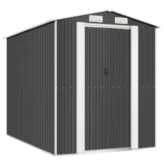 vidaXL Vrtna lopa antracitna 192x274x223 cm pocinkano jeklo