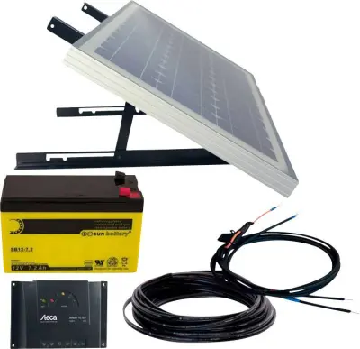 Solarne celice\, komplet Energy Generation Kit Solar Rise Nine 1.0 Phaesun 600299 10 Wp vklj.akumulator\, priključni kabel\,regulator polnjenja