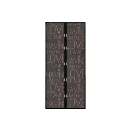 Magnetna mreža proti komarjem za vrata 100 x 210 cm motiv ljubezen