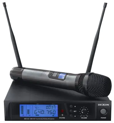 Brezžični ročni mikrofon DEXON MBD 840