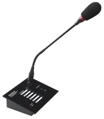 Pregradni mikrofon DEXON s predvajalnikom sporočil PA 600