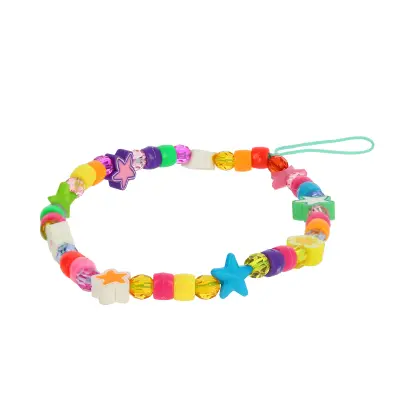 Obesek za telefon 25 cm Biseri in zvezde, poletna kolekcija