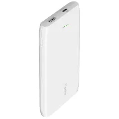 Zunanja baterija za pametni telefon in tablico Belkin 10.000 mAh, USB in USB-c napajanje 30 W, zbirka BOOST?CHARGE - bela