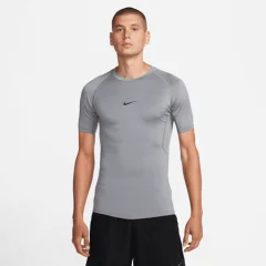 Nike Pro Dri-FIT Tight SS Shirt, Smoke Grey/Black - XL