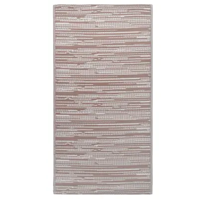 vidaXL Zunanja preproga ARAKIL rjava 120x180 cm PP