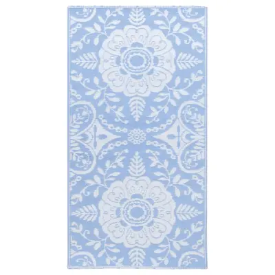 vidaXL Zunanja preproga ARAKIL baby modra 80x150 cm PP
