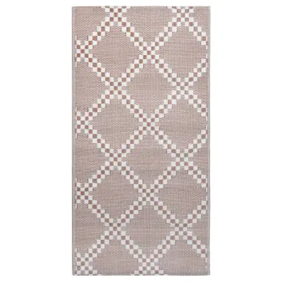 vidaXL Zunanja preproga ARAKIL rjava 160x230 cm PP