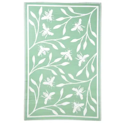 Esschert Design Zunanja preproga 182x122 cm potisk čebel