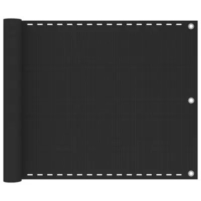 vidaXL Balkonsko Platno HDPE 75x400 cm Antracitne Barve