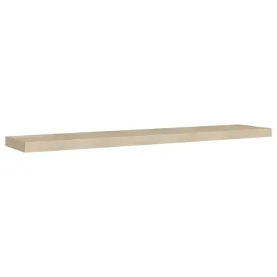 vidaXL Stenska polica barva hrasta 120x23,5x3,8 cm MDF