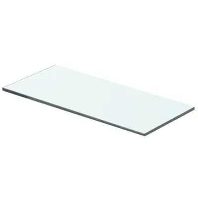 vidaXL Polica Prosojno Steklo 40x12 cm