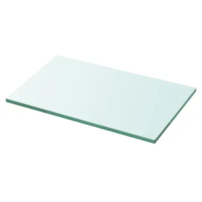 vidaXL Polica Prosojno Steklo 30x15 cm