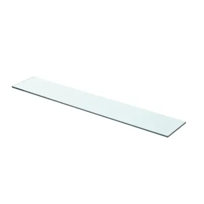 vidaXL Polica Prosojno Steklo 70x12 cm