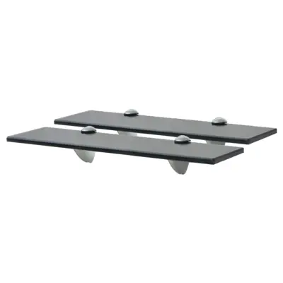 vidaXL Police 2 kosa steklo 40x10 cm 8 mm