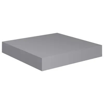 vidaXL Stenska polica siva 23x23,5x3,8 cm MDF