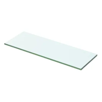 vidaXL Polica Prosojno Steklo 50x12 cm